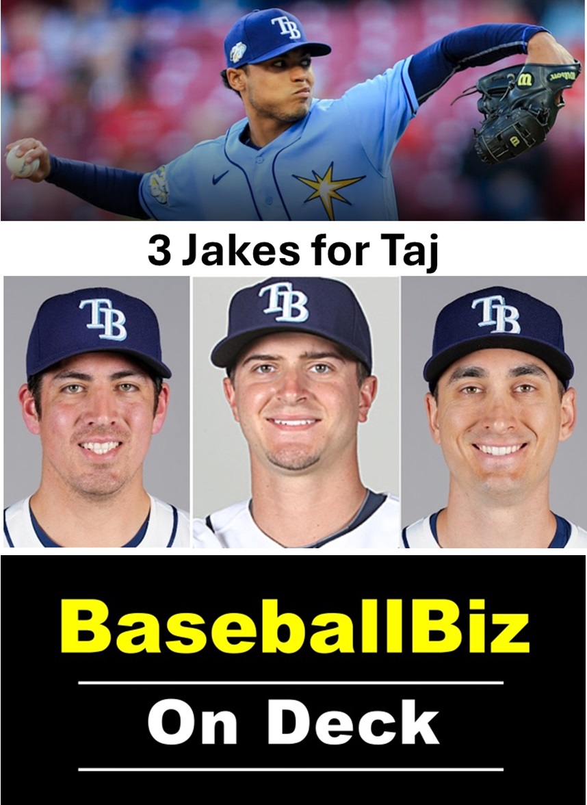 3 Jakes for Taj - Lopez, Odo & Wags. 
Sounds like a buddy movie title. @Mat_Germain_ discusses possible fill-ins for Taj Bradley early in the 2024 season. Hear it all at bit.ly/3VsiPiK BaseballBiz On Deck #TampaBayRays #RaysUp #SpringTraining #OpeningDay #MLB