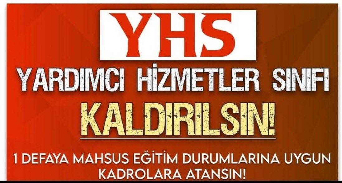 Memuriyette bir çalışan düşünün eğitimi hiçe sayılmış, mesleği sorulduğunda memur olduğunu söyleyip ama yaptığı işi kimseye inandıramayan işte bu tam olarak #YardımcıHizmetlerSınıfı

 #YHSKadroBekliyor