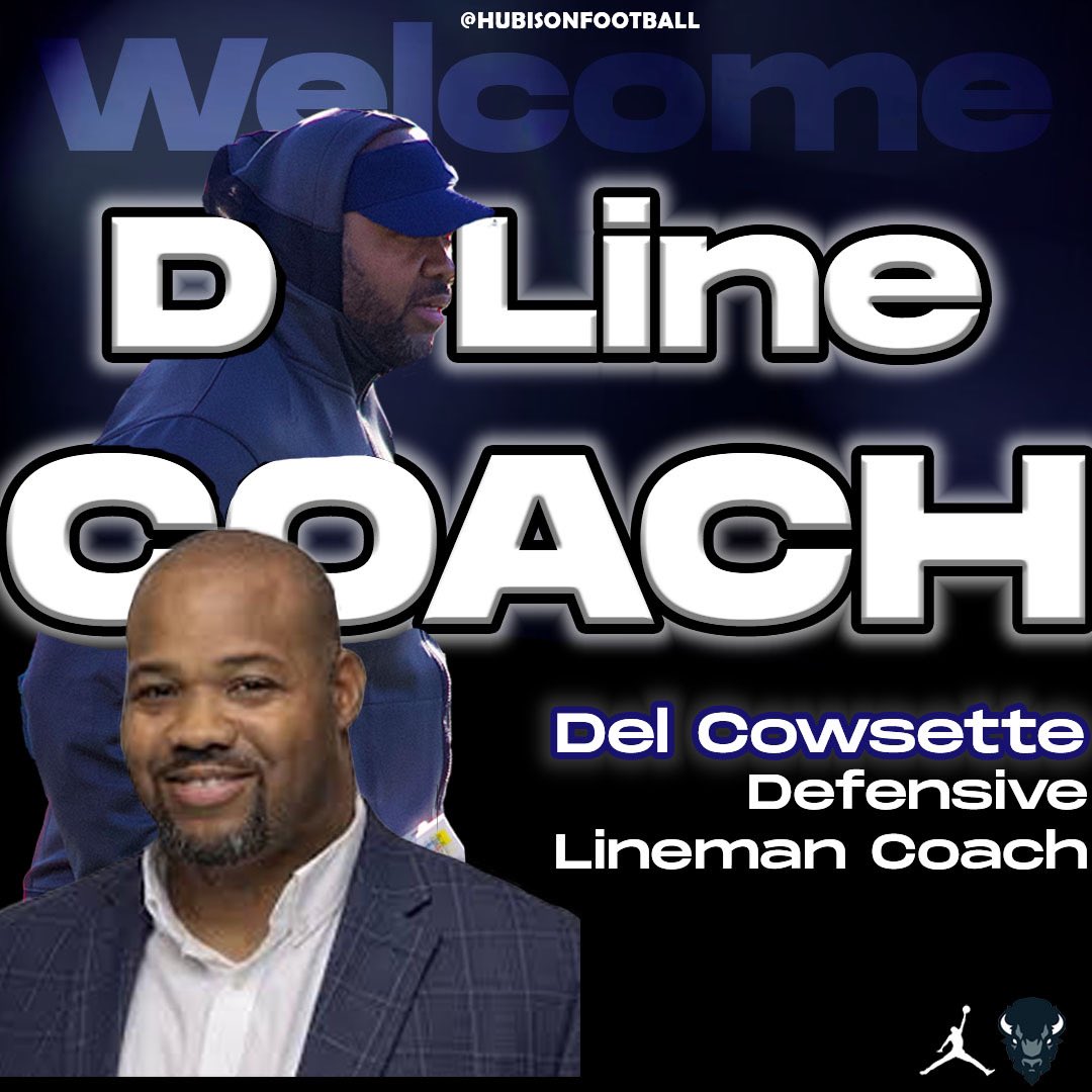 Welcome DL Coach @CowsetteCoach the Family🦬🗣️ #STMDT #CompetitiveExcellence #HUBisonFootball