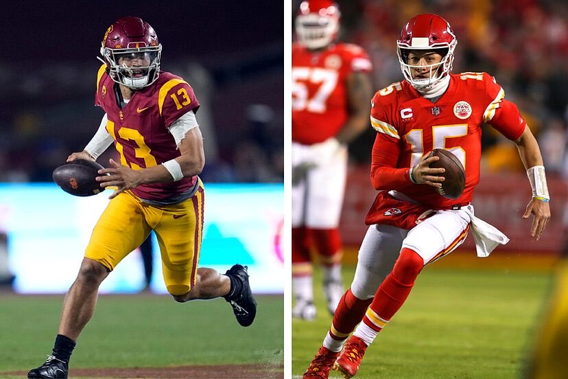 PolymarketBlitz's tweet photo. 𝐂𝐚��𝐞𝐛 𝐖𝐢𝐥𝐥𝐢𝐚𝐦𝐬 𝐯𝐬 𝐏𝐚𝐭𝐫𝐢𝐜𝐤 𝐌𝐚𝐡𝐨𝐦𝐞𝐬

Arm Strength: Williams
Championships: Mahomes
Accuracy: Williams
Mobility: Williams 
IQ: Mahomes
Big play ability: Williams https://t.co/K9UaP0wJmG