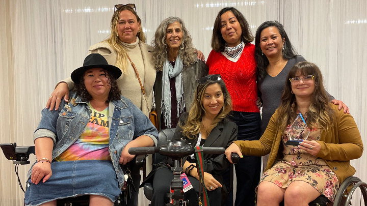 'Disabled people don't get a lot of opportunities to be unapologetically themselves.” Assistant professor Toni Saia was honored with the Judy Heumann Civil Leadership Award in recognition for her work to build community among disabled San Diegans! 📰 sdsu.edu/news/2024/03/c…