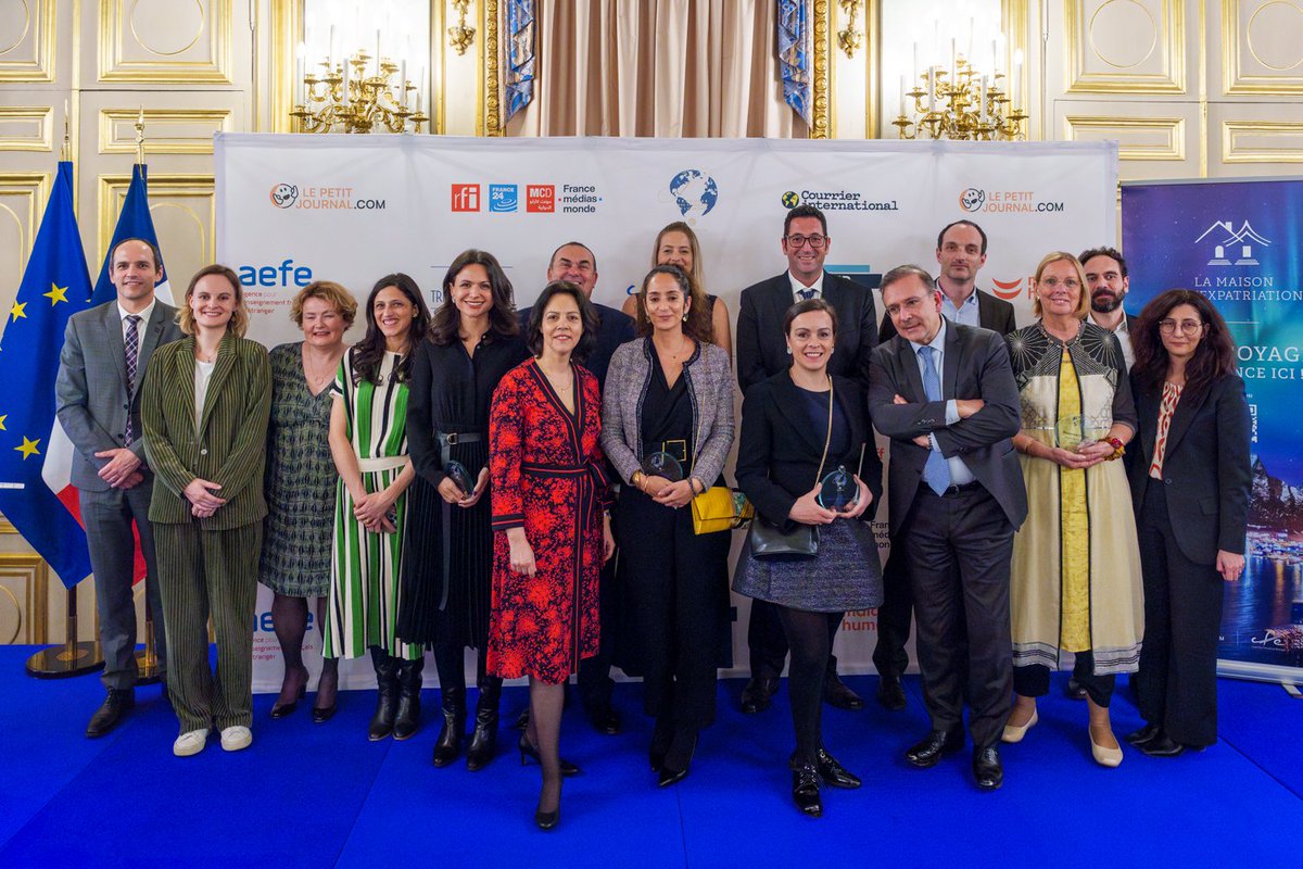 Fiers d'avoir présenté la Maison de l'expatriation lors de la cérémonie des Trophées des Français de l'étranger hier soir ! Merci à @lepetitjournalcom pour cette belle initiative et bravo aux lauréats pour leur engagement et leur impact positif sur la société. #maisonexpatriation