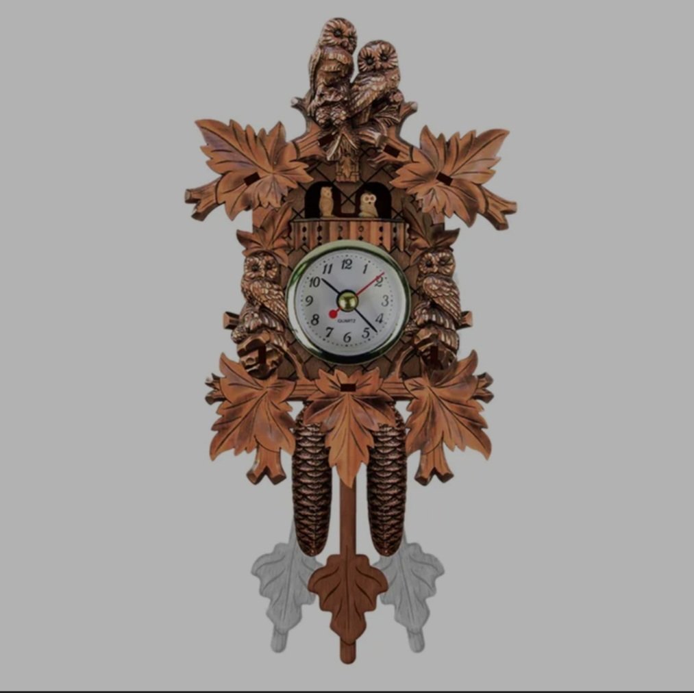 Wooden Wall Clock

RETRO FASHION DESIGN: The appearance of the cuckoo clock is exquisite and noble, with exquisite craftsmanship. No matter where you hang it, the retro cuckoo clock looks unique and fashionable.

#WoodenDecor #WoodenArt #RusticDecor #WoodenHome #NaturalDecor