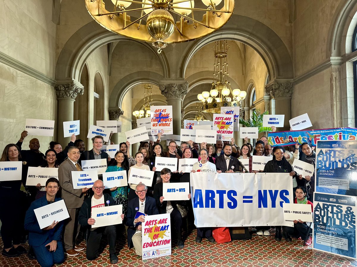 The arts and culture are vitally important to our society, and our state budget should support the arts and all they do for our communities. Yesterday, I was happy to join colleagues and arts organizations from across NYS to rally for increased arts funding in this year’s budget.