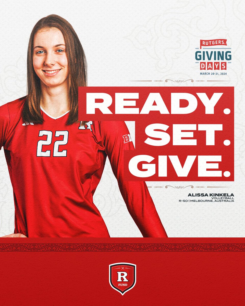🚨 Rutgers Giving Days 2024 are here, and the clock is ticking! 🏐 Every donation counts, so let's dig in and serve up a positive impact! #RUGivingDays ➡️ give.rutgersfoundation.org/womens-volleyb…