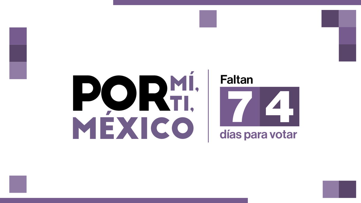 Es nuestro derecho y compromiso como ciudadanos. Este 2 de junio vota por mí, por ti, por México. #VotarPorMéxico 🇲🇽