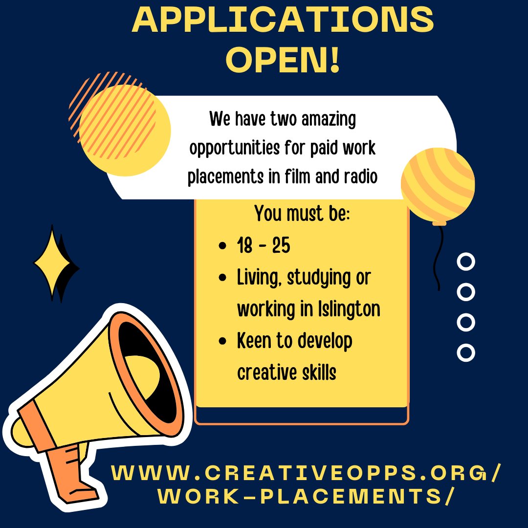 creative_opps's tweet photo. PAID WORK PLACEMENT OPPORTUNITY!  Want to work in film and documentaries but not sure how to start?
@driftstudio_ldn
are looking for a film production intern (paid at LLW) to assist with all aspects of their work. Could it be you? https://t.co/LYWvqQY0QA https://t.co/uEpnFVTv8s