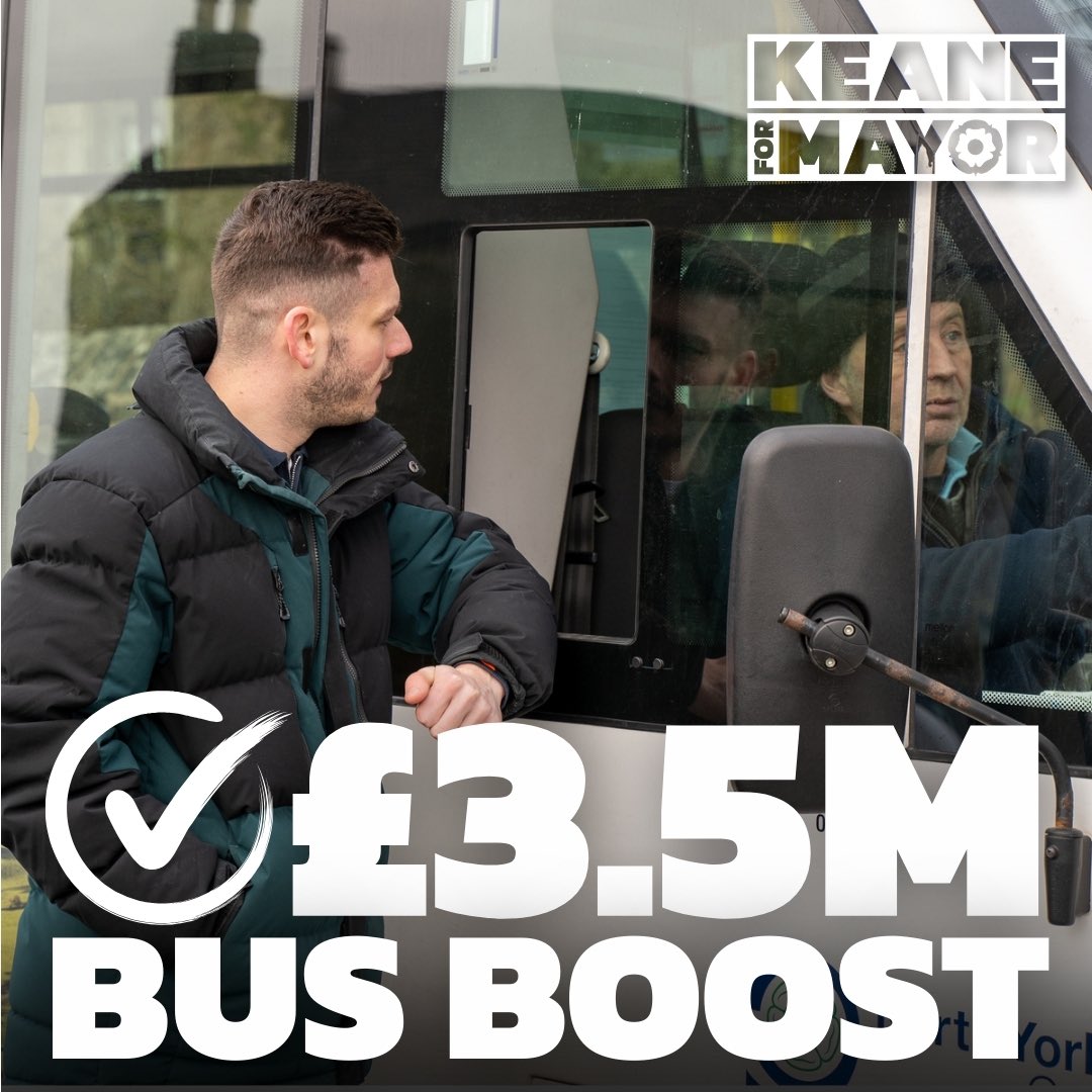 𝐁𝐢𝐠 𝐧𝐞𝐰𝐬 𝐟𝐨𝐫 𝐨𝐮𝐫 𝐛𝐮𝐬𝐞𝐬: ✅ £1 fare cap for under 19s ✅ 20+ routes expanded ✅ Earlier and later services ✅ Extra weekend services ✅ Investment in stations and stops This is the biggest investment in North Yorkshire’s buses in over a decade 💪