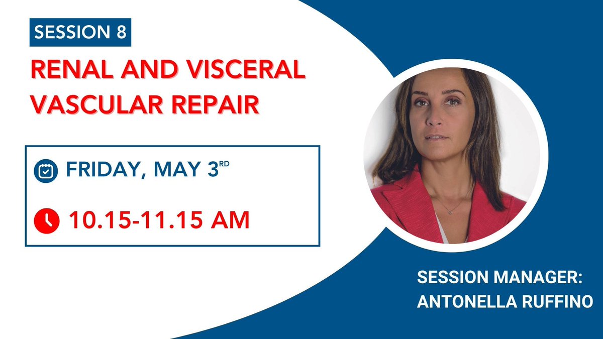 Improve your skills in renal and visceral #vascular repair during the session 8 on Friday, May 3rd at 10.15 AM! 

Want to learn from vascular experts on these topics? Don’t miss this opportunity to join us! 

Grab your spot ➡ swll.to/register-MLEND…

#MLCTOENDO2024 #endovascular