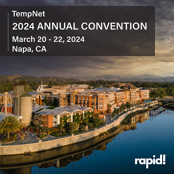 rapidPayCard's tweet photo. Elevate your #staffing game at #TempNet 2024 in #Napa today! Learn from industry experts, coast to coast. Visit our #rapid! booth for #EarnedWageAccess, #PayCard solutions. #Network, score giveaways! Don't miss it! https://t.co/FZMTXnvpOZ