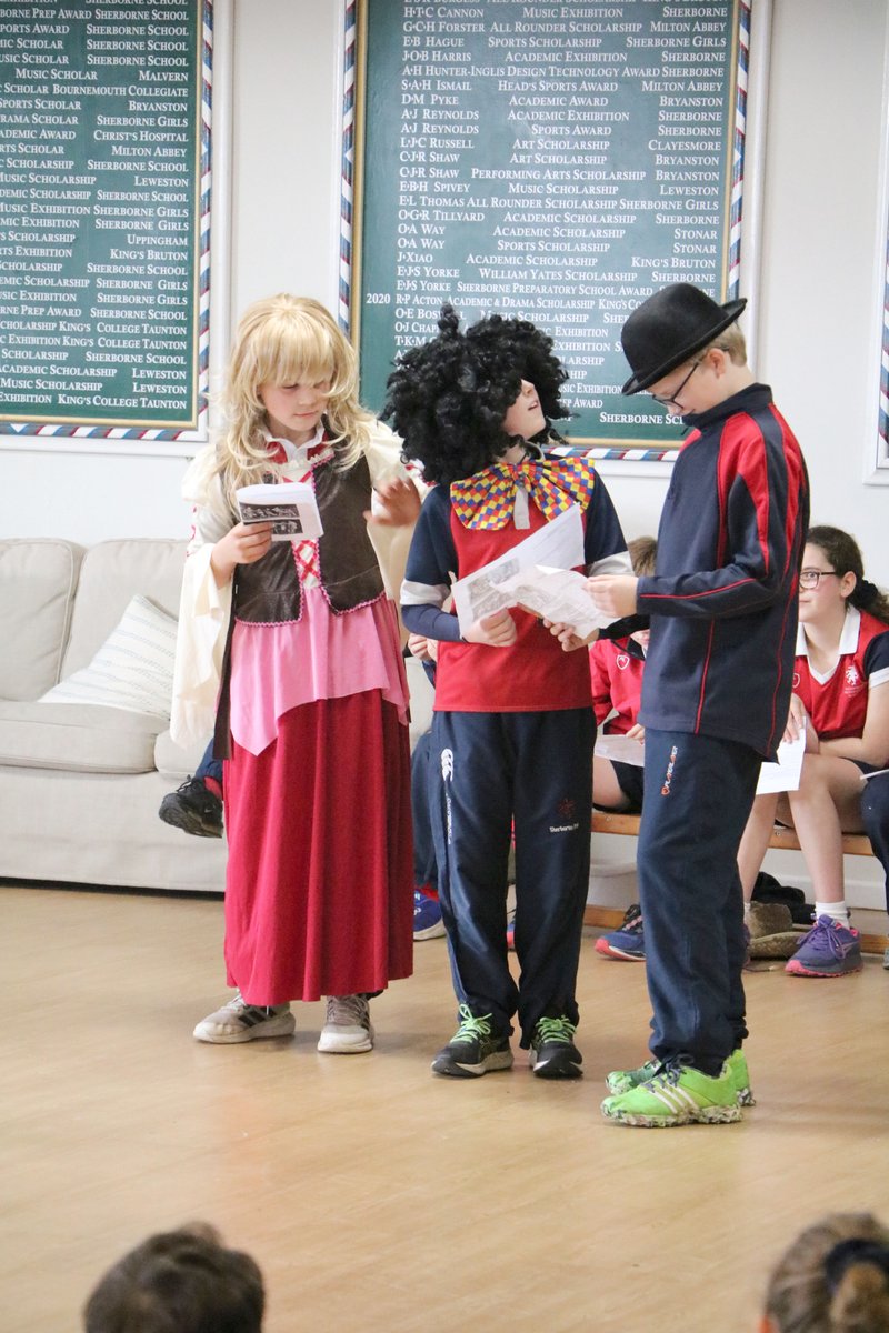 Sherborneprep's tweet photo. Happy #NationalShakespeareWeek!
Today, children were enchanted in Assembly by a re-enactment of Romeo and Juliet by some of our staff before being given two scenes from different plays to practise and perform.
#sherboneprep #dorsetprepschool https://t.co/FfgqtoOiSj