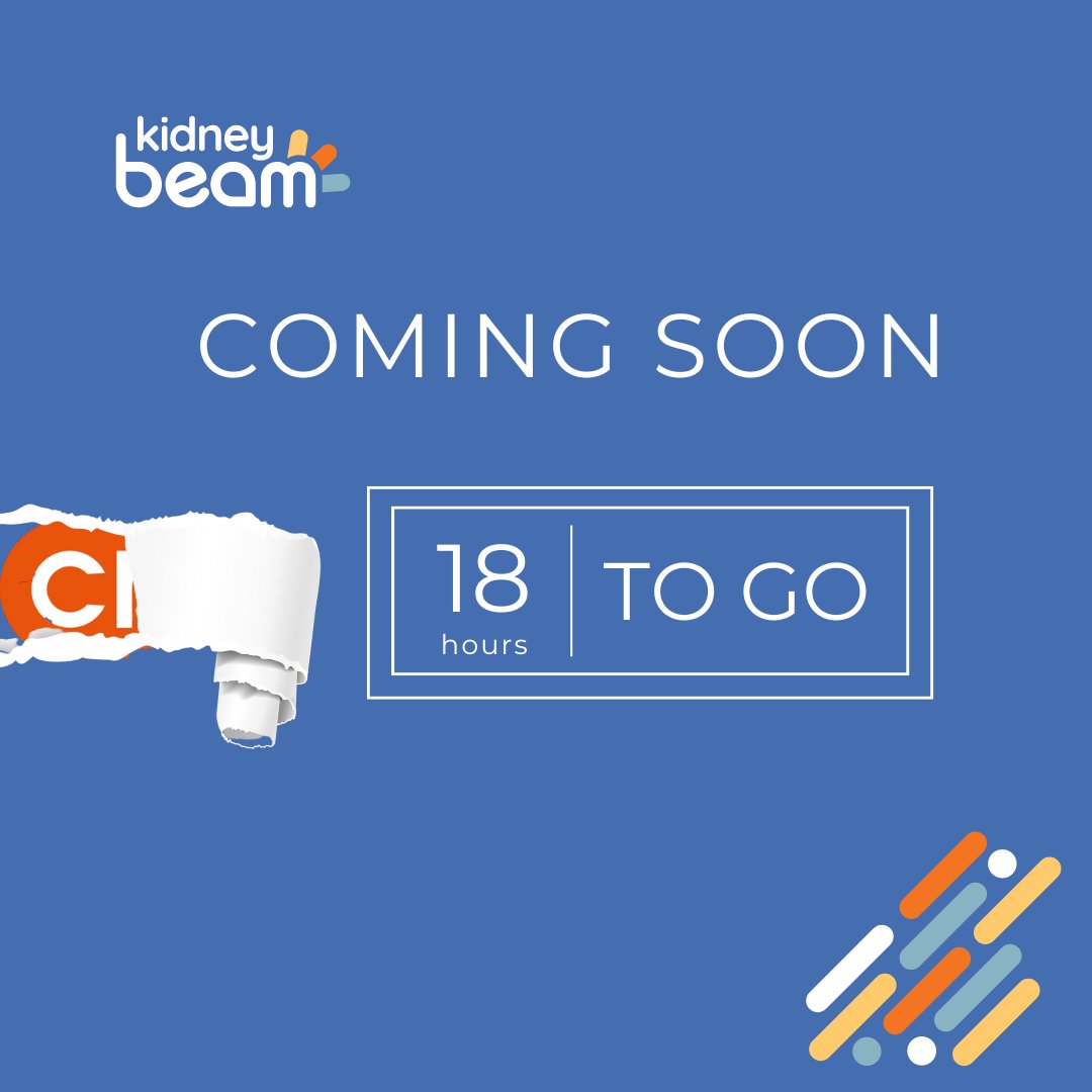 🚀 Exciting announcement incoming! 🚀 ⏳ We’ll be sharing some exciting news soon, but we wanted to give you a sneak peek before then. #KidneyBeam