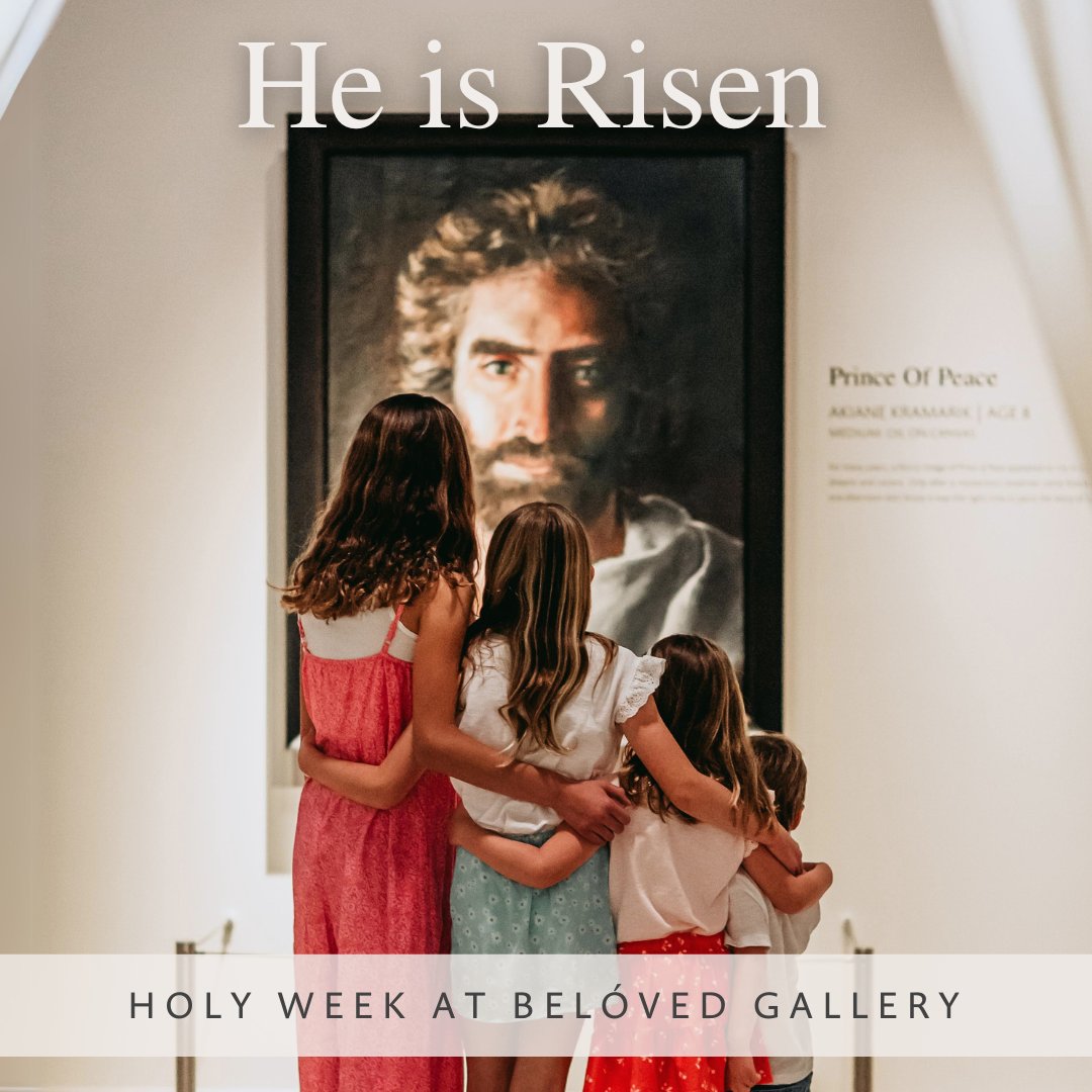 beloved_gallery's tweet photo. Resurrection Sunday is almost here, beloved! This sacred time of year, we remember that Jesus died for us so that we can live an eternal love story with Him. Prepare your heart by visiting Belóved Gallery next week!

Reserve your free tour today: https://t.co/bNp8ZrjiuO https://t.co/dm5IkgsLuU