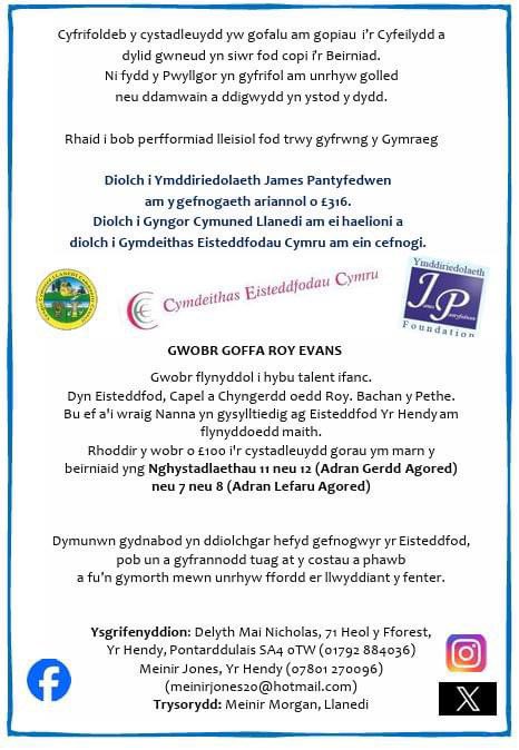 Eisteddfod Gadeiriol yr Hendy tweet media