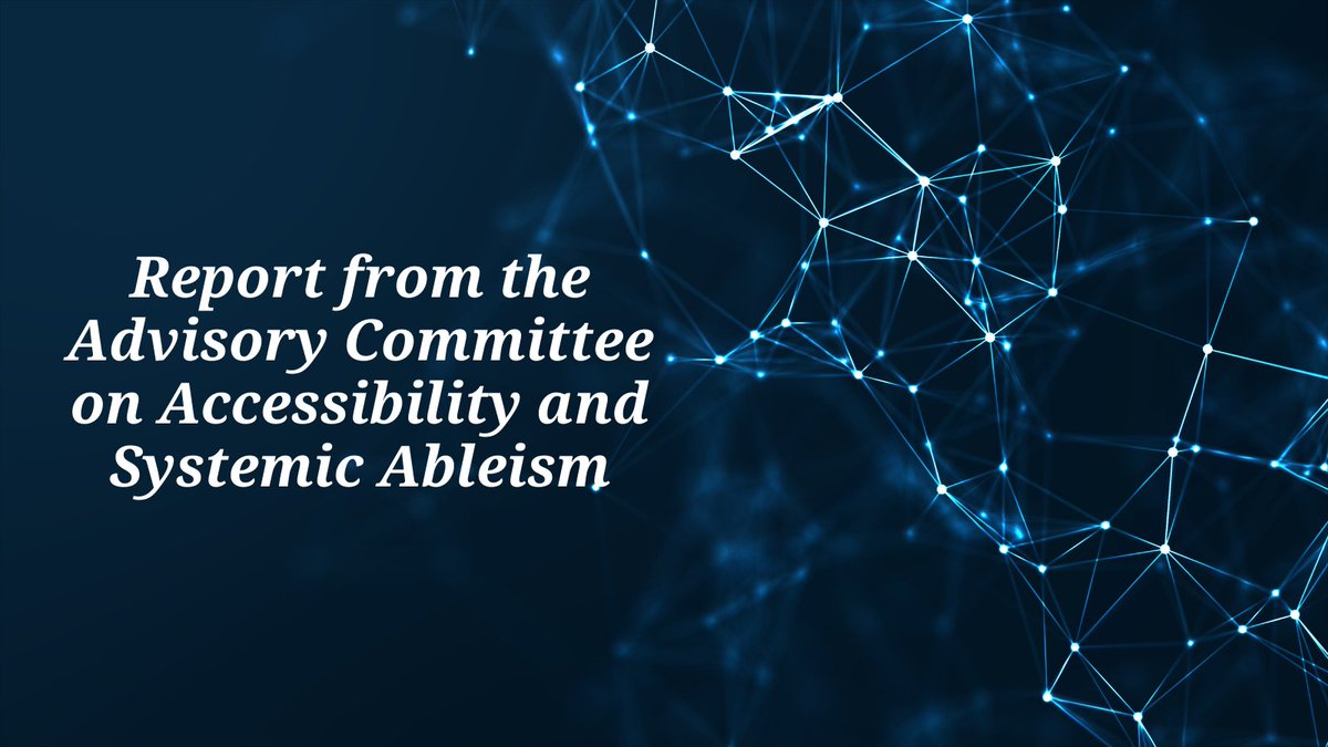 How can we do better when it comes to accessibility of SSHRC’s policies and programs? SSHRC brought this question to the external Advisory Committee on Accessibility and Systemic Ableism. Read the suggestions of the committee: sshrc-crsh.gc.ca/about-au_sujet…