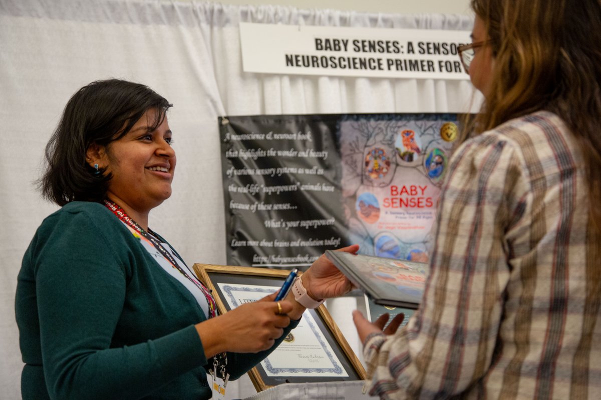 Jaya Viswanathan, PhD, (@JayaNeuro) Neuronline Community Leader and author of the “Baby Senses” book, discusses her unique form of science communication in this Neuronline article. Discover her perspective! ▶️ bit.ly/3vncXN9 #neurotwitter #scicomms