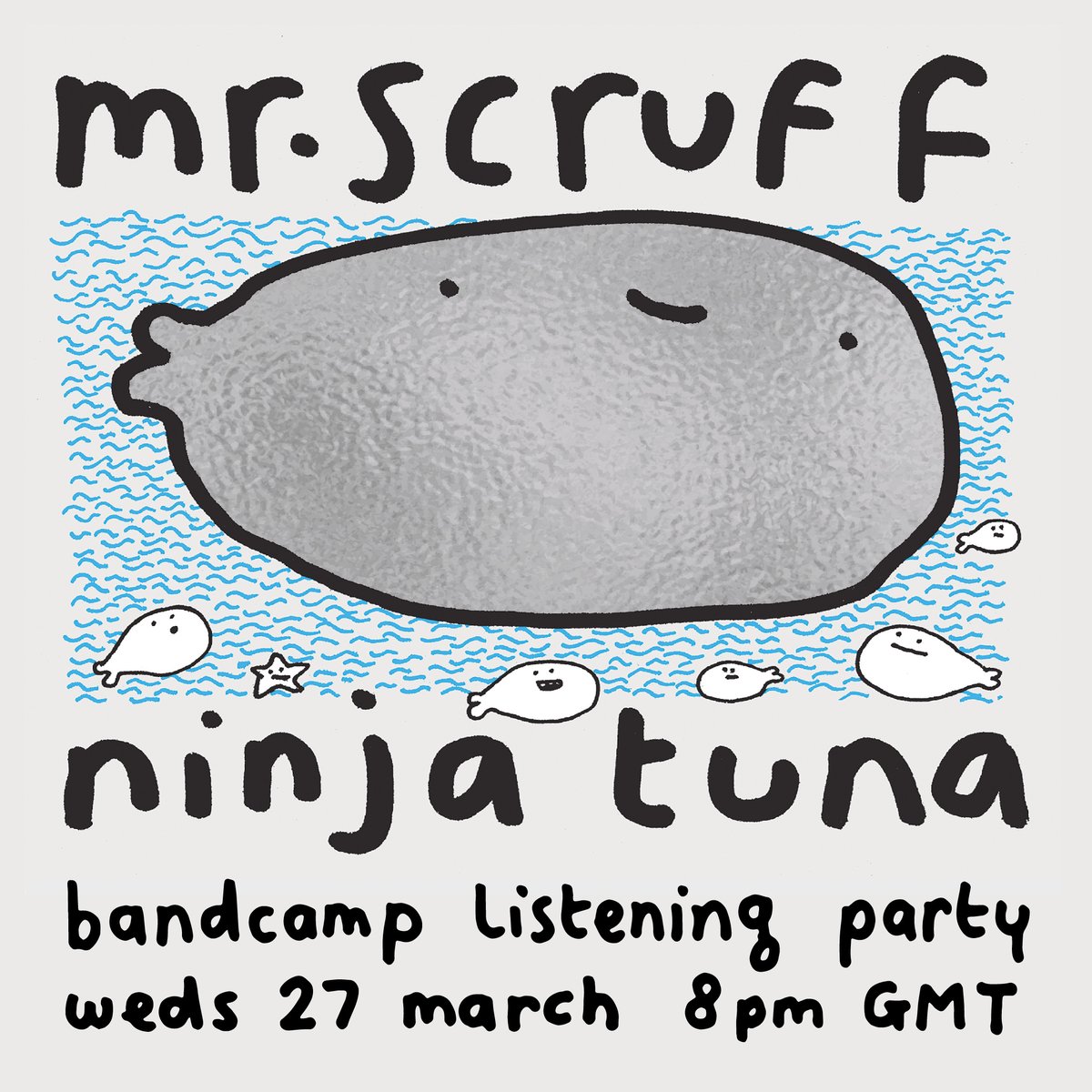 On Thursday 27th March at 8pm UK time, we have a Bandcamp online listening party for the triple vinyl edition of the Ninja Tuna LP on @Bandcamp. Join me in the chat room via this link: mrscruff.bandcamp.com/merch/ninja-tu…