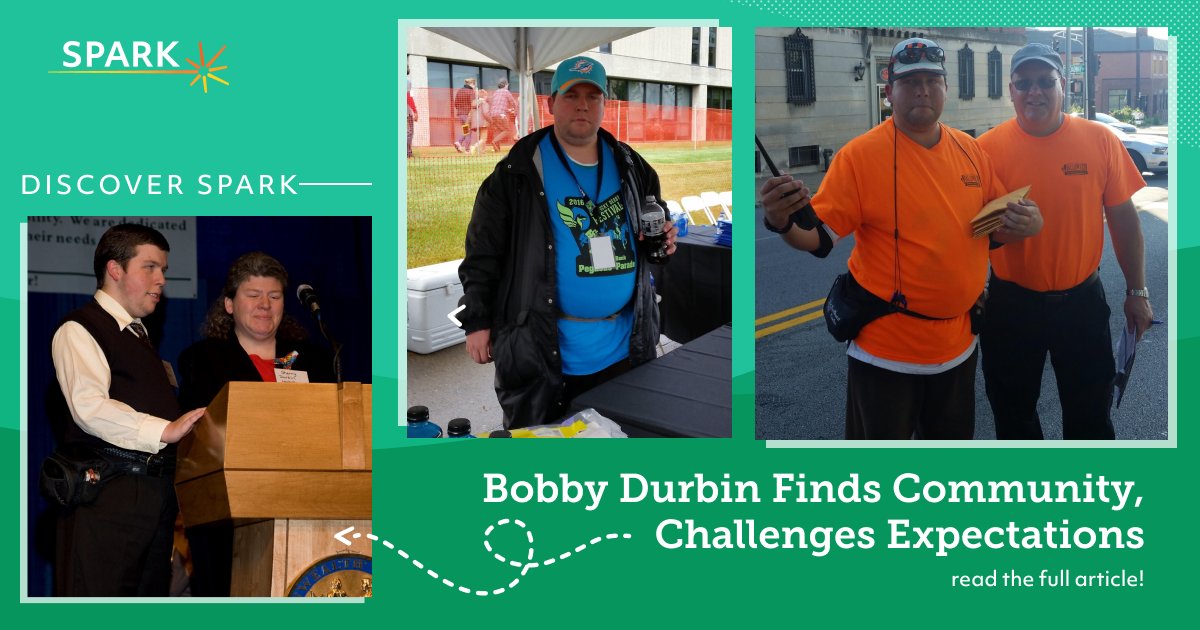 Bobby's family included him in everything since childhood, helping others to understand his autism. Now 35, he's a big part of his community. Read Bobby's full story here: bit.ly/3TJBg0Y ⬅️