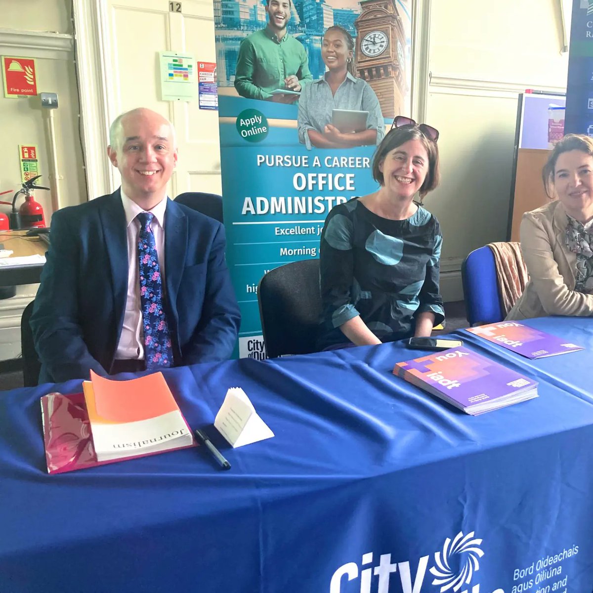 Thank you to Dr Kevin Hora (TU Dublin) Dr Irene McCormick (SETU Carlow) and Dr Maria Parsons (IADT) for their very engaging and informative talks during our Arts and Media progression event. @RathminesCFE 🗣️👏👏 #fullhouse #openday #artsandmedia #progression #educationtalks