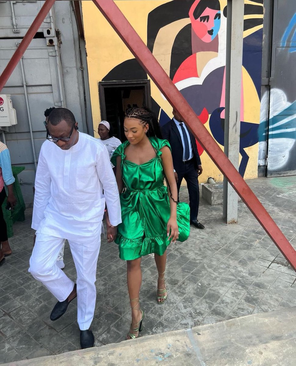 Happy birthday to my baby angel @TemiOtedola 🎂 Papa is so proud of you… F.Ote💲