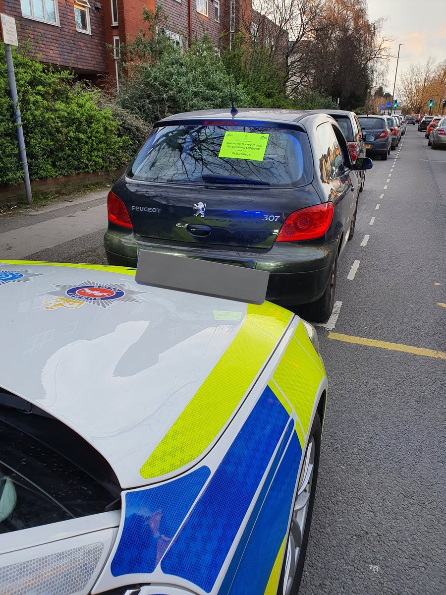 We stopped this @OpTutelage marker today in #Guildford. Driver had no licence or insurance! #Seized #DriveInsured