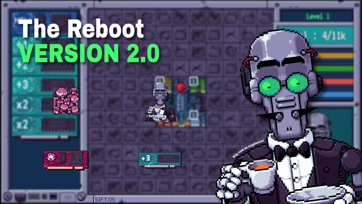 the_cryptors's tweet photo. To celebrate The Reboot’s first birthday, we’re happy to share its first update! 🛠

🔗 https://t.co/r35M787k8T https://t.co/blu4yKfxNN