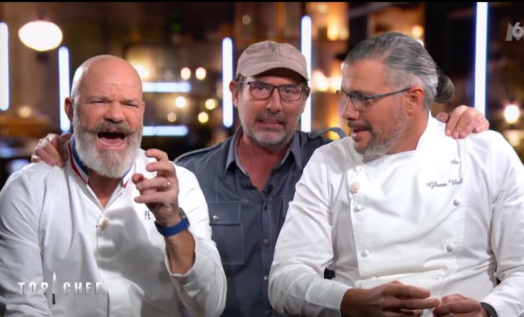 Paul Pairet c’est le mec sobre qui essaie de canaliser ses potes qui ont chacun 12g dans chaque œil 
#topchef