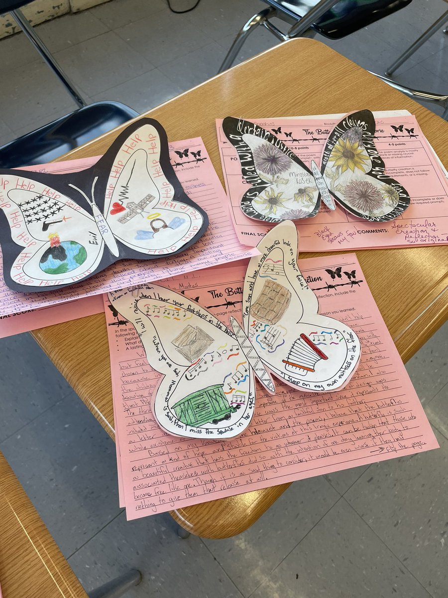 RcollinsJudon's tweet photo. Mrs DeBonis’ scholars at LHS 
The Butterfly Project is an exhibit honoring children who were victims of the Holocaust @YonkersSchools @LHS_Lancer @mladyd https://t.co/S3Q0LdVbTz