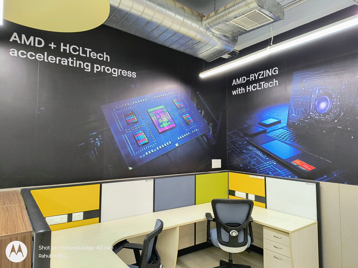 HCL Technologies opened its office in Patna in collaboration with AMD.

#Patna #Bihar #HCL
PC- @Iam_Rahul_Raj