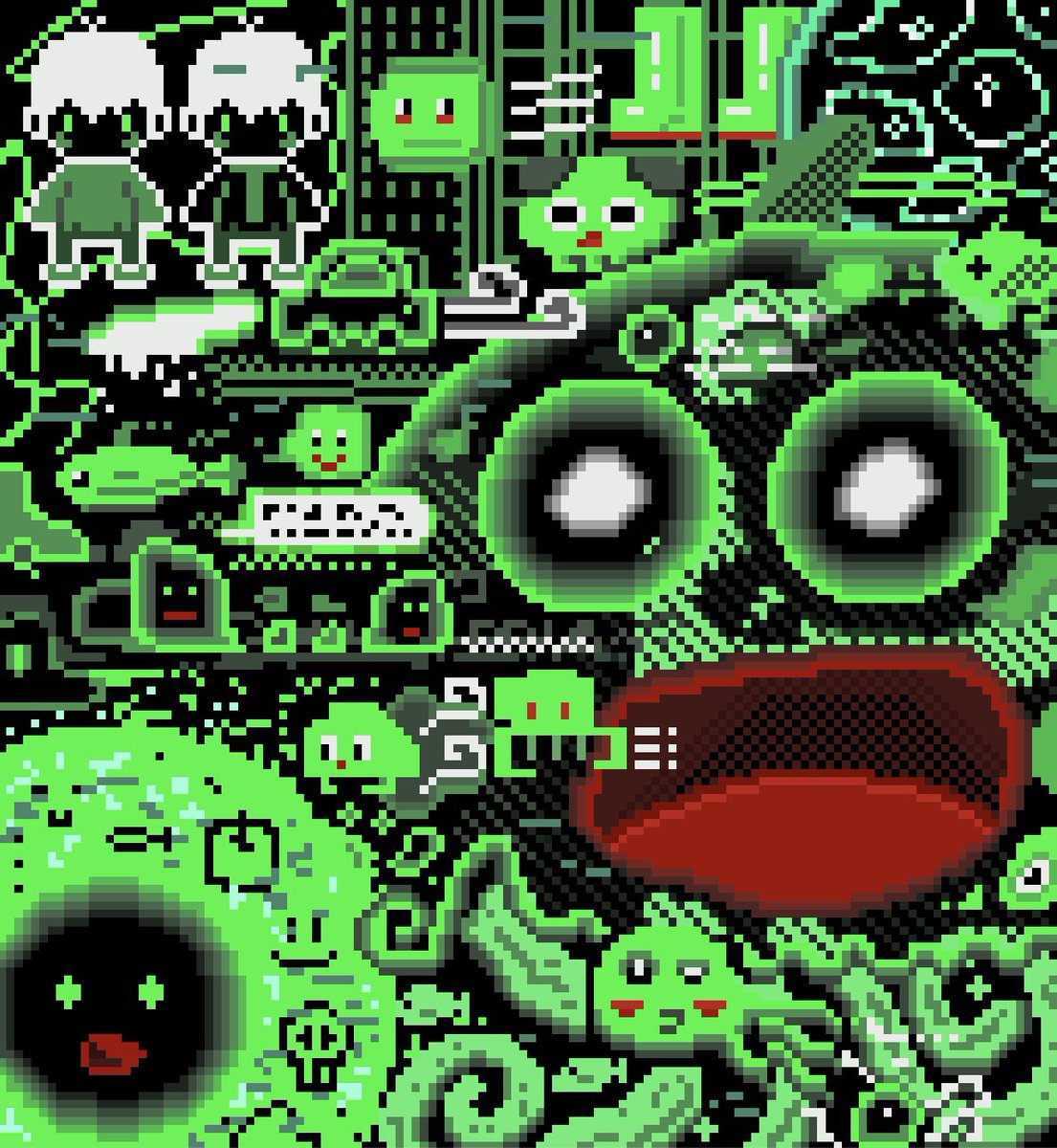 N1vox's tweet image. Invader(2024)
#ドット絵 #pixelart #イラスト