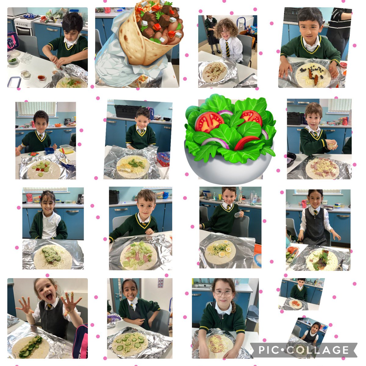 What a fun day we have had making and tasting healthy wraps in DT. @kapowprimary #WeAreBrightFutures #DesignTechnology #HealthyEating