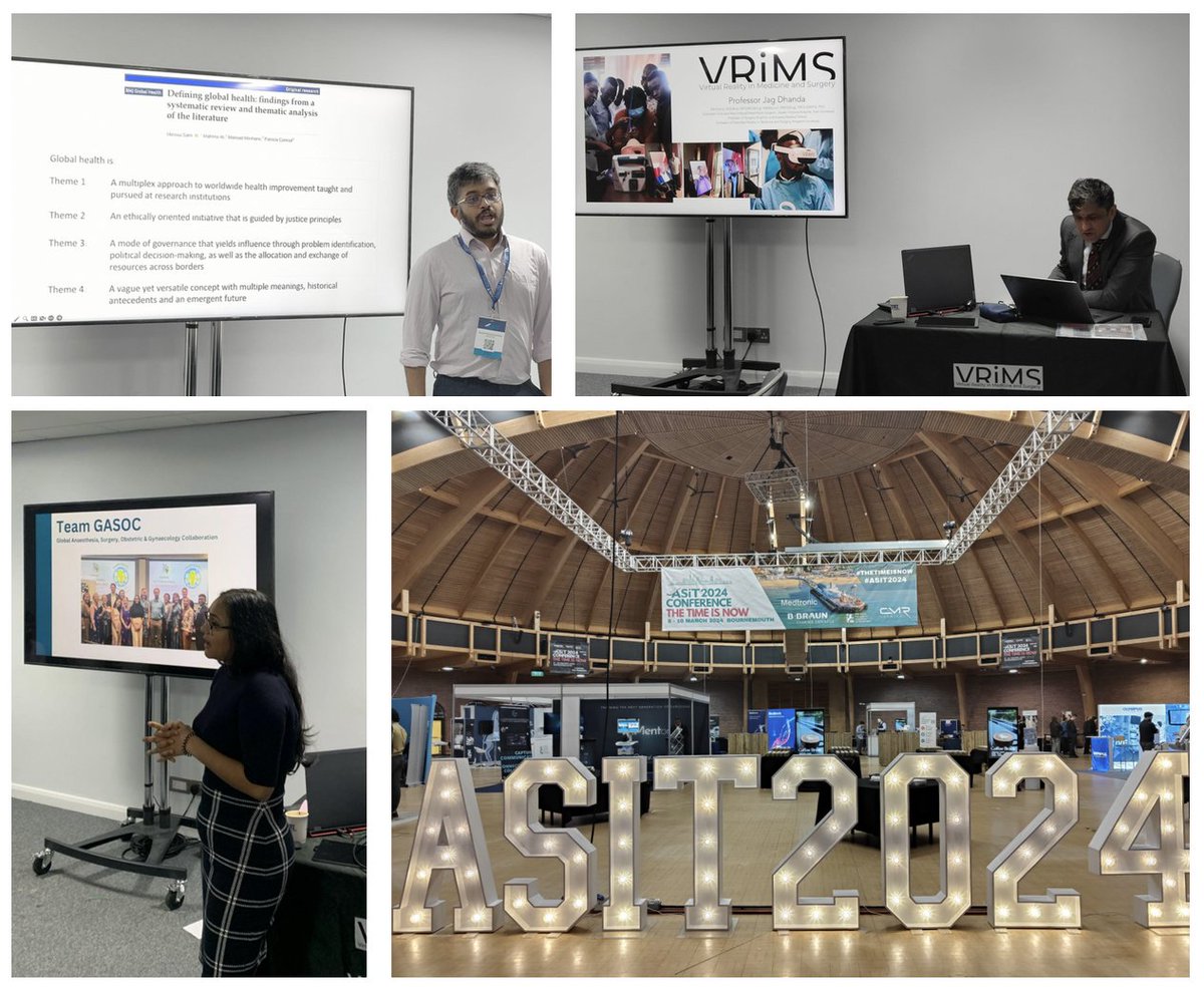 GASOC (@gasoc_2015) on Twitter photo Throwback to last week: 📍 <a href="/ASiTofficial/">ASiT</a> Bournemouth conference- GASOC had a fab time delivering the Global Surgery: Challenges, Innovations and Collaborations course with <a href="/VRIMS_Lab/">VRIMS</a>
<a href="/VijnaB/">Vijna Boodhoo</a> <a href="/SohamBGlobal/">Soham Bandyopadhyay</a> <a href="/jagdhanda1/">jagdhanda</a> Throwback to last week: 📍 <a href="/ASiTofficial/">ASiT</a> Bournemouth conference- GASOC had a fab time delivering the Global Surgery: Challenges, Innovations and Collaborations course with <a href="/VRIMS_Lab/">VRIMS</a>
<a href="/VijnaB/">Vijna Boodhoo</a> <a href="/SohamBGlobal/">Soham Bandyopadhyay</a> <a href="/jagdhanda1/">jagdhanda</a>