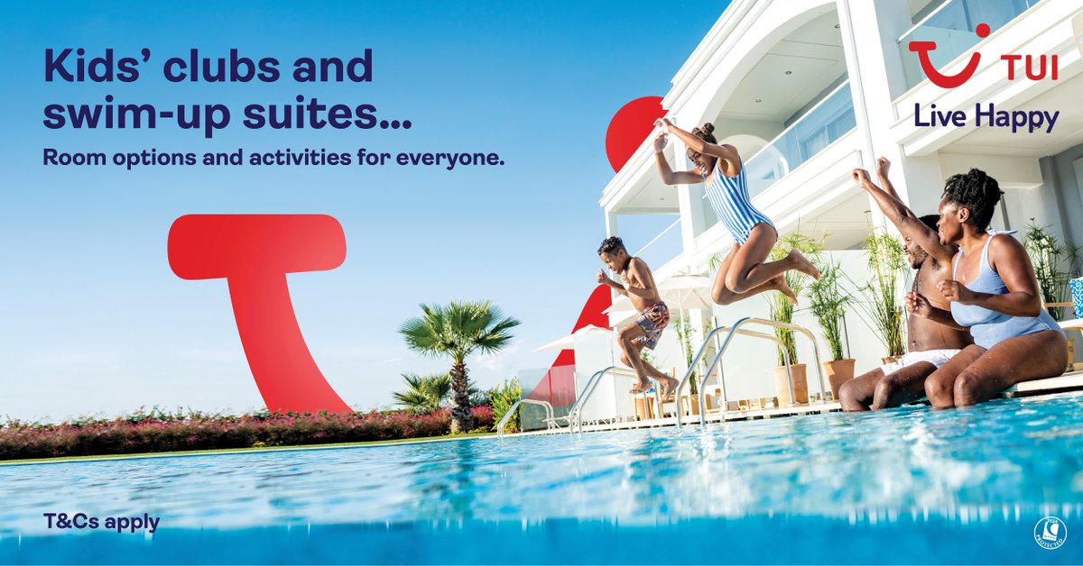 Kids’ clubs, fam-friendly entertainment, big buffet restaurants AND a bunch of free kid’s places available?! 😲 Sign us up! Book your next adventure with TUI from Cardiff Airport today 👇 bit.ly/3vj8o6n *T&Cs Apply, selected hotels only.