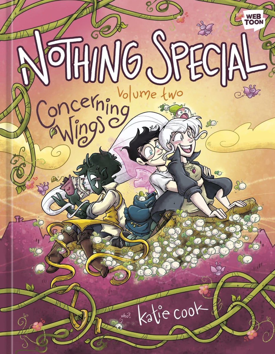 You can now pre-order Nothing Special Volume 2 (Concerning Wings) wherever books are sold. Two 400ish page graphic novels released in a year? That’s because myself, @NathanPrideArt and @TenSpeedPress are insane. You’re welcome…? penguinrandomhouse.com/books/736276/n…