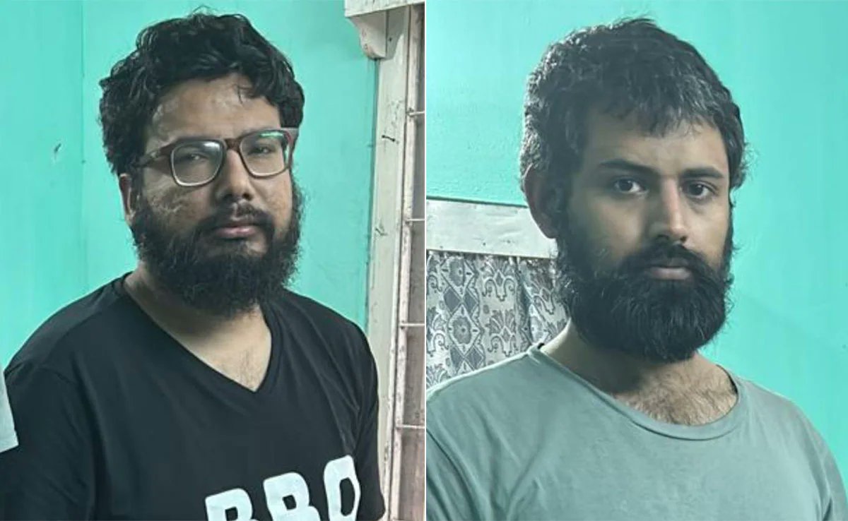 Assam Police's Special Task Force (STF) today arrested the #ISIS India chief, Haris Farooqi and one of his associates, who are on the #NIA's most wanted list, after they entered #Assam's Dhubri illegally from neighbouring Bangladesh.