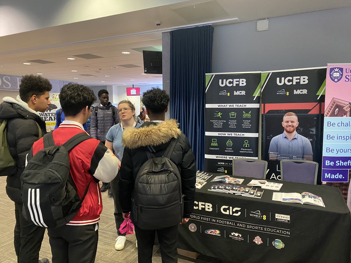 Year 12 had a fantastic visit to the UK University & Apprenticeship Fair at Cardiff City Stadium today! #nextsteps #futuregoals @cantonianhs @Cant_sixthform