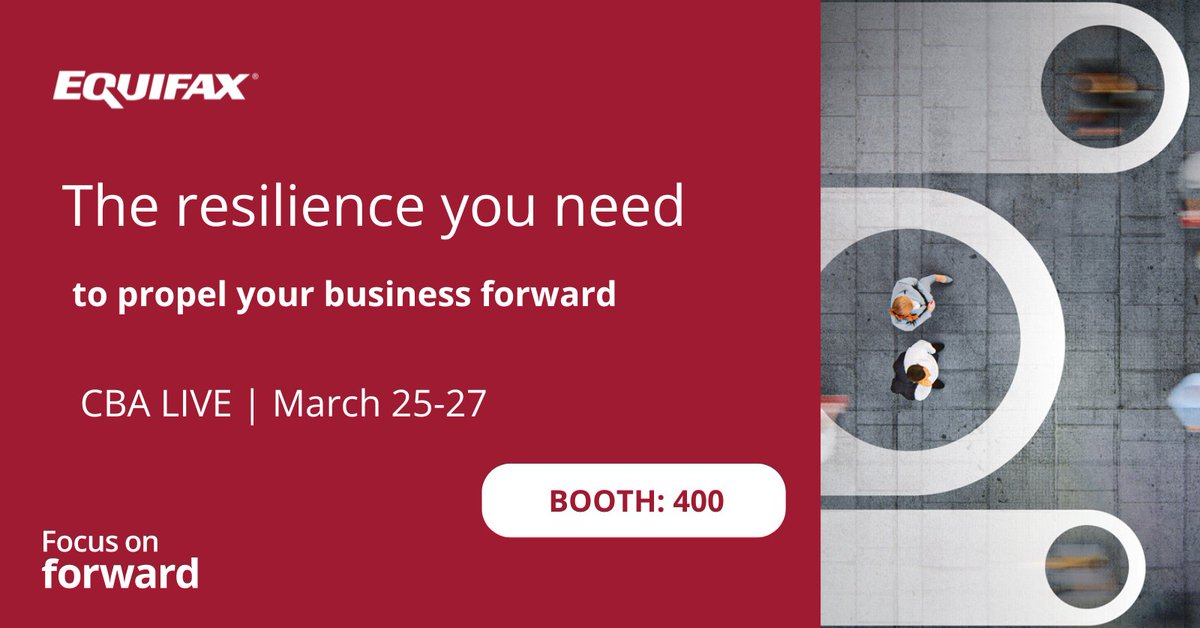 Learn how your business can build operational resilience to move forward in today’s uncertain economy by stopping by our booth at #CBALIVE2024.