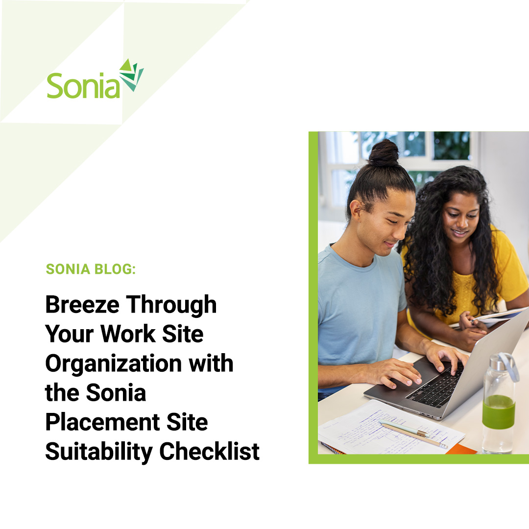 SoniaSoftware's tweet image. Optimize your work site with Sonia! 🙌
Check out our blog as it explores the Sonia Placement site suitability checklist, providing expert tips for project success.
Discover more 👉 bit.ly/4aCo4kr
#studentplacement #placementsoftware #highered #blog