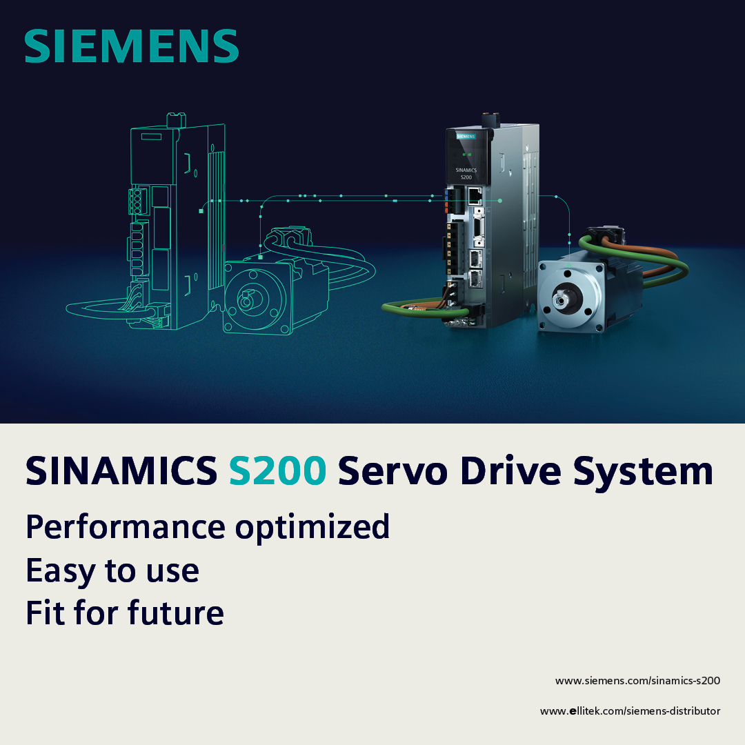 🚀Servo On! Move Beyond with SINAMICS S200 servo drive system by #Siemens.🚀 Explore the possibilities of #SINAMICS S200 today: siemens.com/global/en/prod…. 👍 Happily, brought to you by @elliTek_Inc – your trusted Authorized Distributor of Siemens #automation products in East TN.