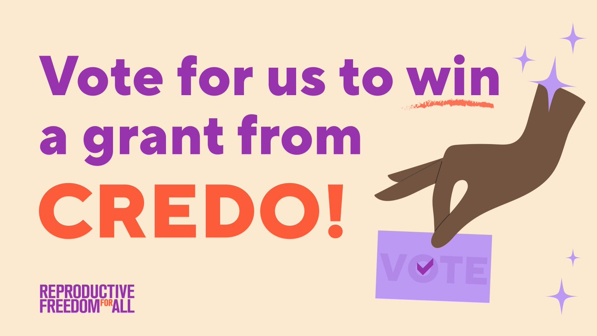 BIG NEWS: We have a chance to win a big grant from CREDO Mobile, but we need your vote to win. It's completely free for you to vote and will take just a few minutes of your time! credodonations.com/organizations/…