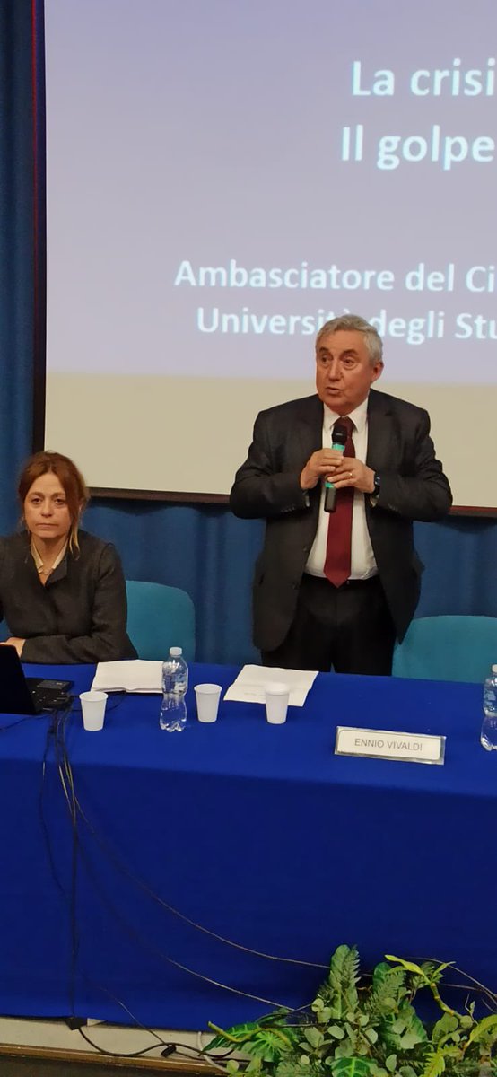 Aula gremita per la lectio magistralis sui 50 anni del golpe cileno tenuta a UniMol dall’ambasciatore del Cile in Italia, Ennio Vivaldi #universitàsvelate #giornatanazionaleuniversità #Crui #mur