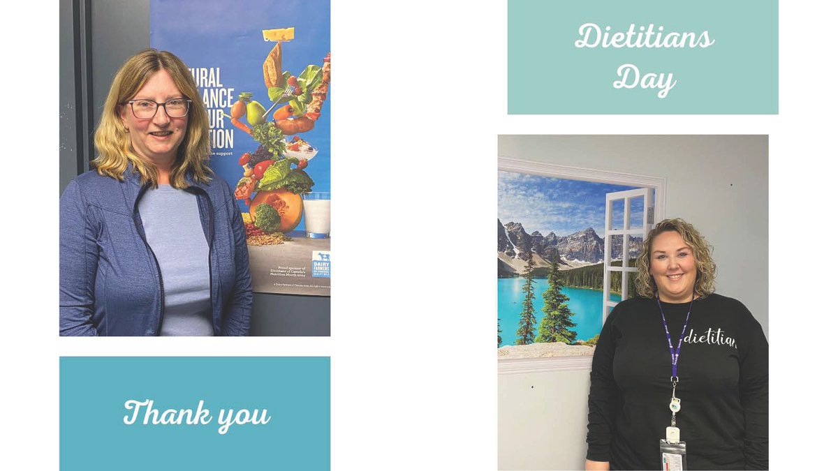 Happy #DietitiansDay to both Sharon and Lindsey, CGMH’s inhouse Dietitians. Thank you for helping to inform our patient choice menus, as food is a key part to a patient’s recovery. CGMH is lucky to have amazing dietitians to care for its patients and the growing SGB community!