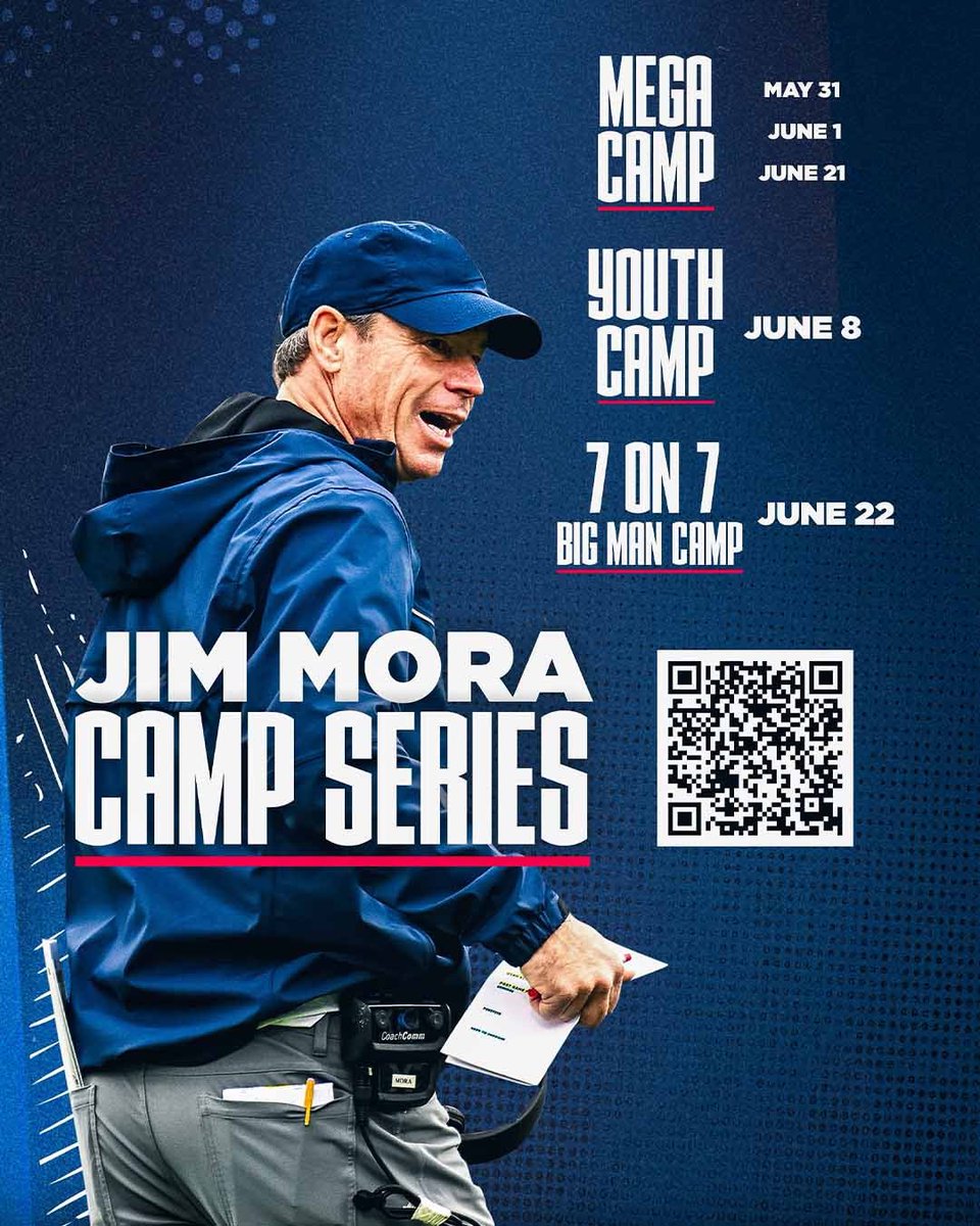 Thank you @CoachJimMoraFB @KashifMoore @MoraCampSeries @UConnFootball For the camp invite.