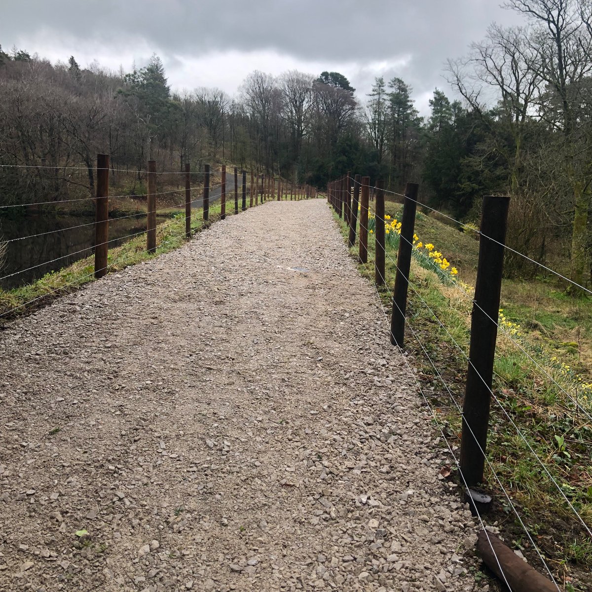 The new dam walkway was opened today by the High Sheriff of Yorkshire no less and we were there. You can enjoy these new views too as part of @IngleborouTrail about 10 minutes drive when you stay here.