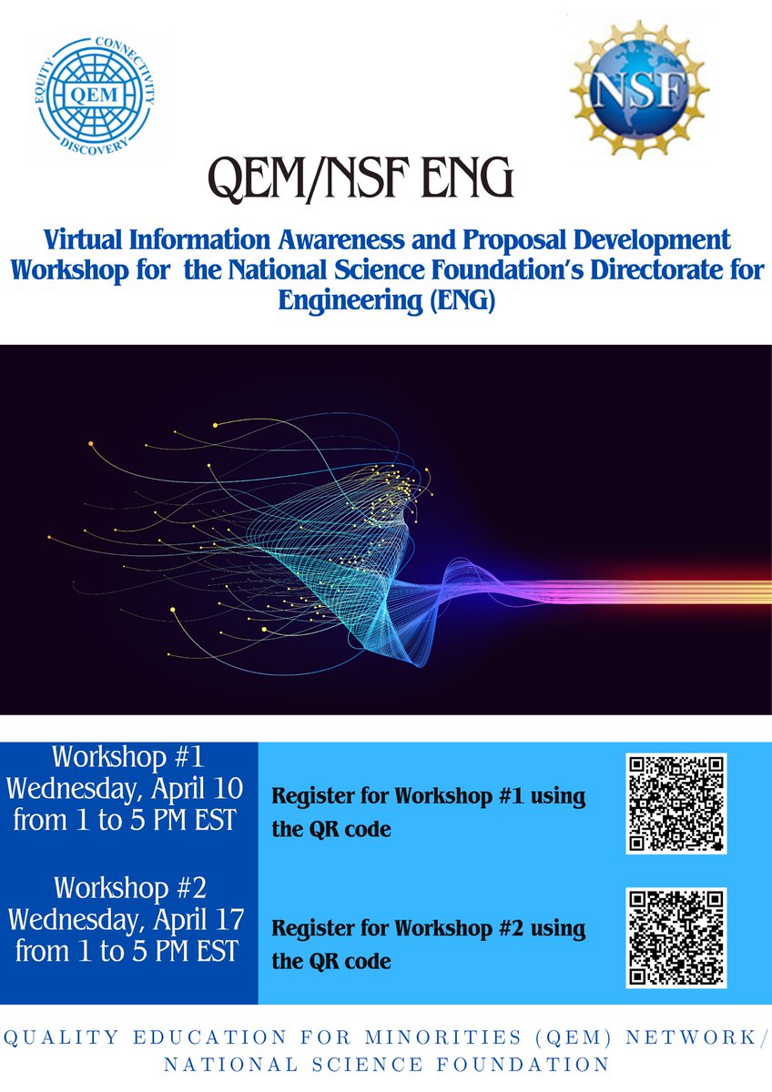 Dreaming of funding? Let's make it a reality! MSI (Minority Serving  Institutions) Engineering faculty, hop on our virtual conference with NSF Directors who will be sharing incredible funding opportunities for your program!