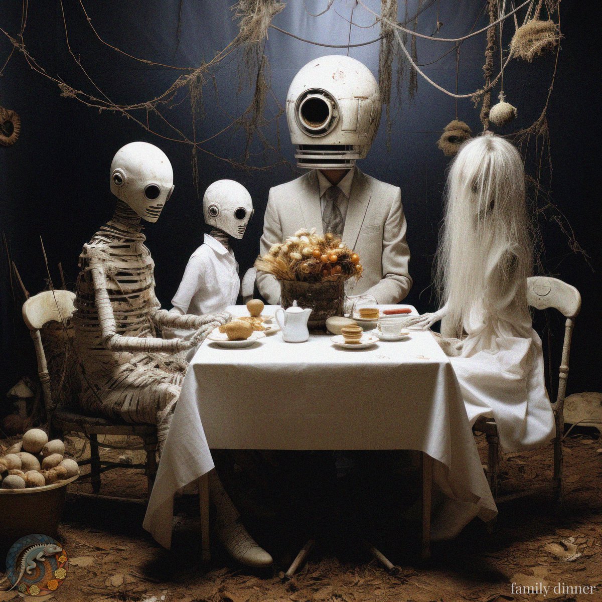 Family days, family dinner, family plays... and lots of surrealist thoughts.
Sadly, I still haven't found what I'm looking for, as the (badly) aging  bard sang... yet I'm still looking, still working, still living. I found  something promising, but I'm not there yet, so here's