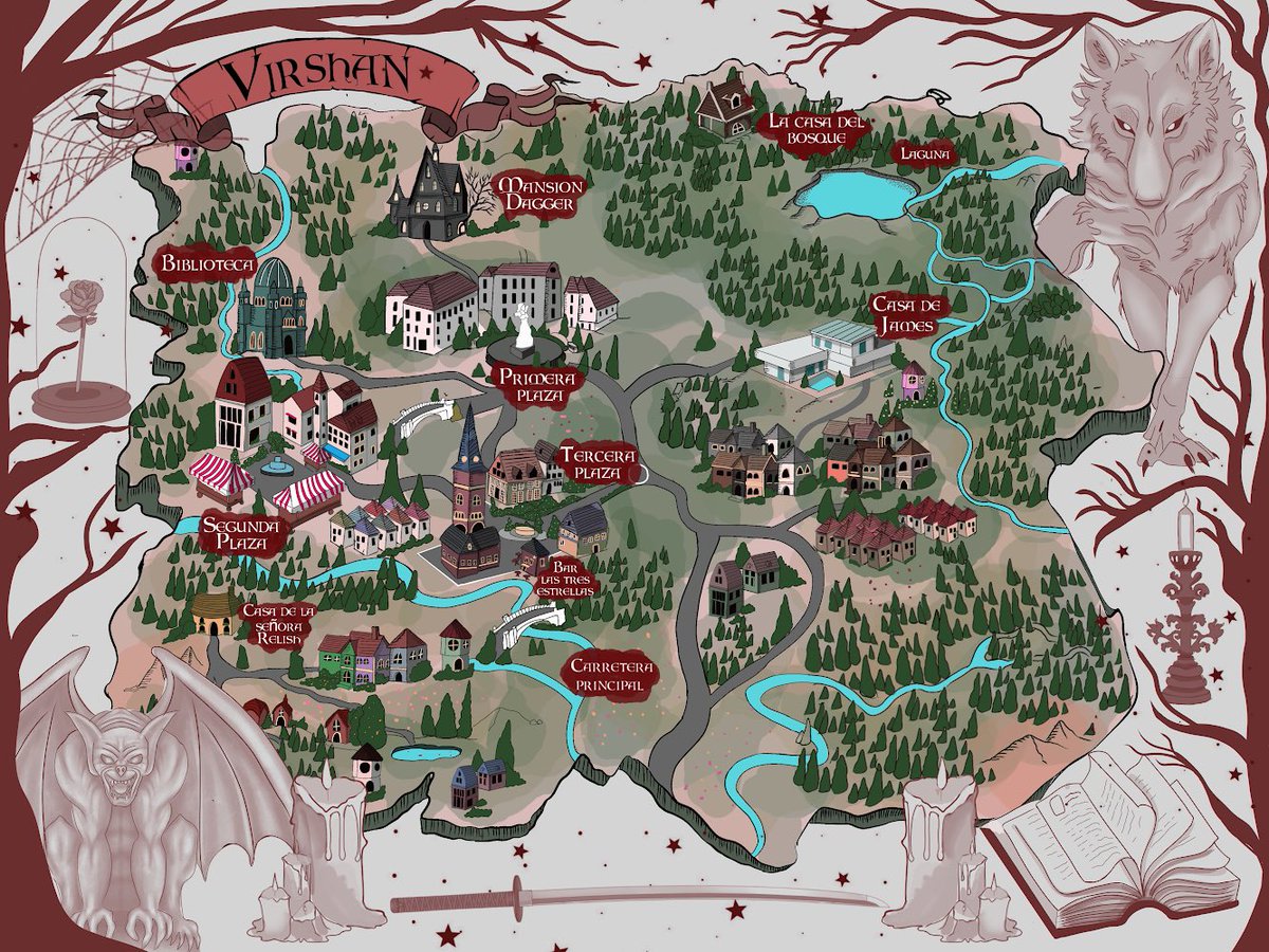 marttapozzo's tweet photo. Por aquí os enseño el mapa que llevará El secreto de Virshan en físico 😭♥️ https://t.co/cRwzuaxIqp