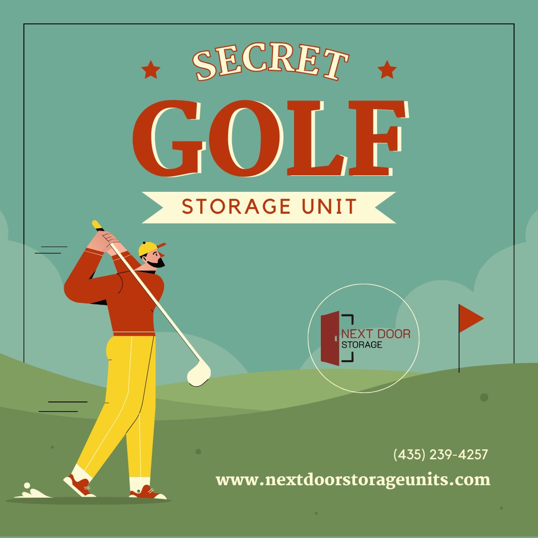 The #golfers all have a secret language such as albatross, double bogey, chunk, mulligan, #gimmeputt, scramble, yips and shank to name just a few. But did you know you can use a storage unit to hide your gear so the wife is clueless and maintains a clean house? I do!! #happywife