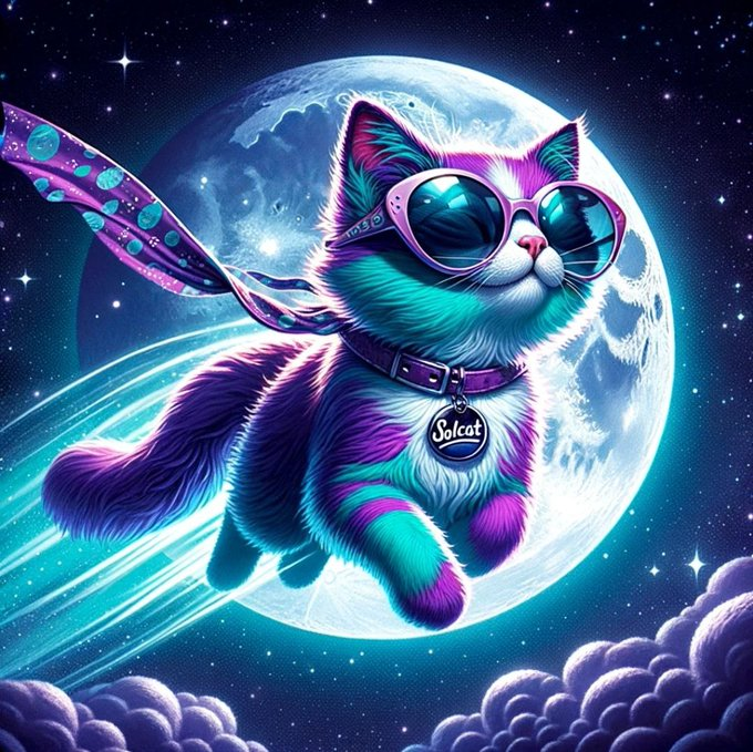 VTapinas's tweet photo. Only 999 solcats were allowed in our solamb kingdom. Gorgeous cats that fit the current trend. Why don't you raise one? Meow #solcat #solpeng #solamb #solambkingdom #solambfriends
https://t.co/OGn9QVv7uX https://t.co/QskT7OIrYy