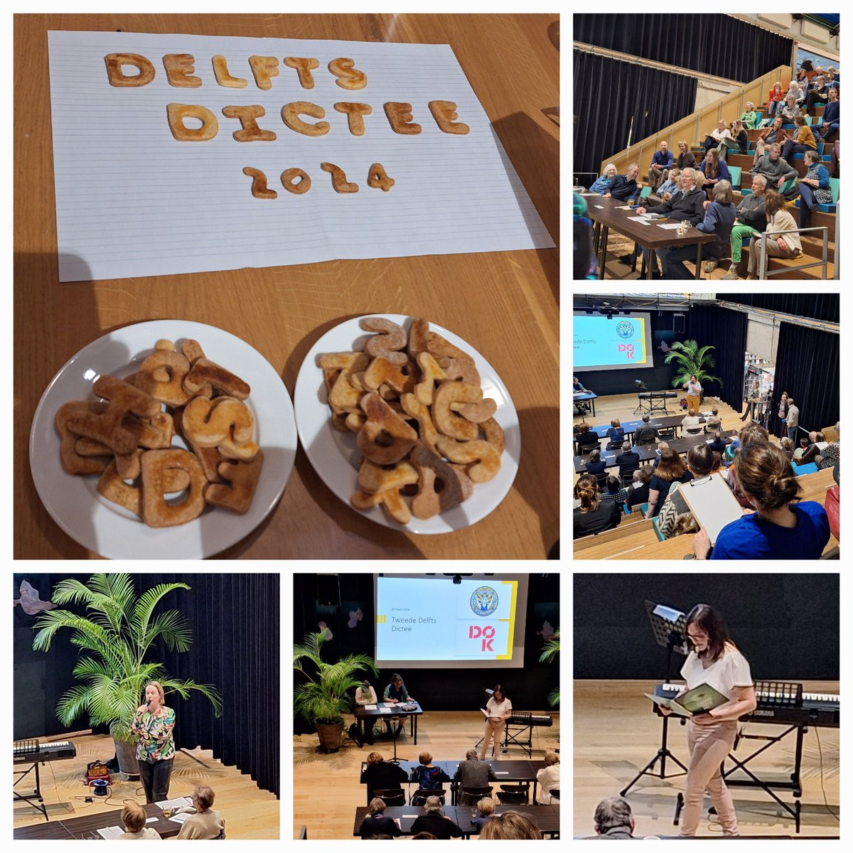 Gisteravond organiseerden we samen met <a href="/DOKDelft/">DOK | de bibliotheek van Delft</a> voor de 2de maal het Delfts Dictee. Ruim 40 deelnemers streden om de hoofdprijs. De avond was een groot succes. De opbrengst  was voor Het Taalhuis - zie dok.info/taalhuis.html De geboorte van een mooie nieuwe traditie in #Delft!